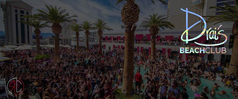 drais beach club las vegas venue banner