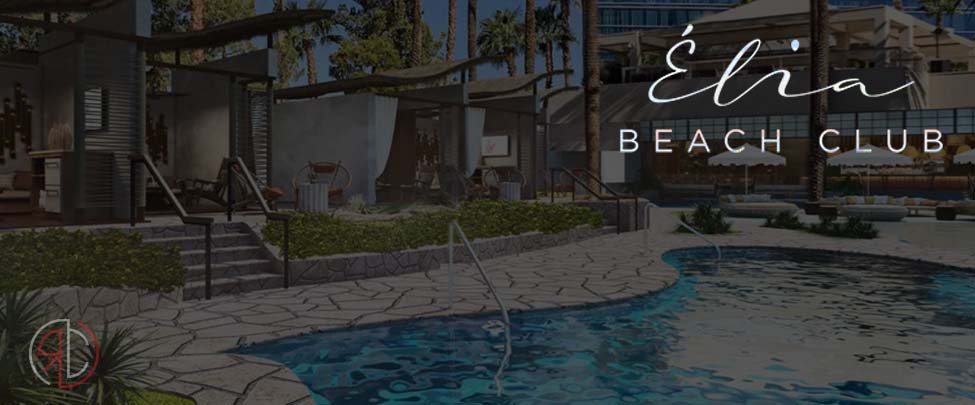elia beach club las vegas venue banner