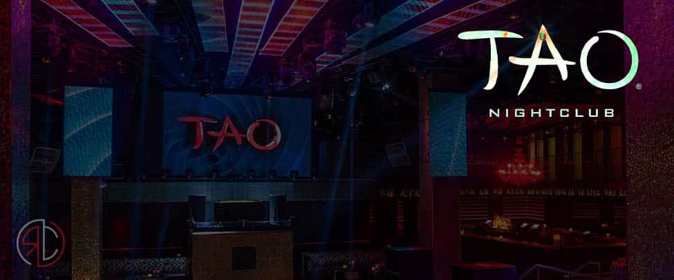 tao nightclub las vegas venue banner
