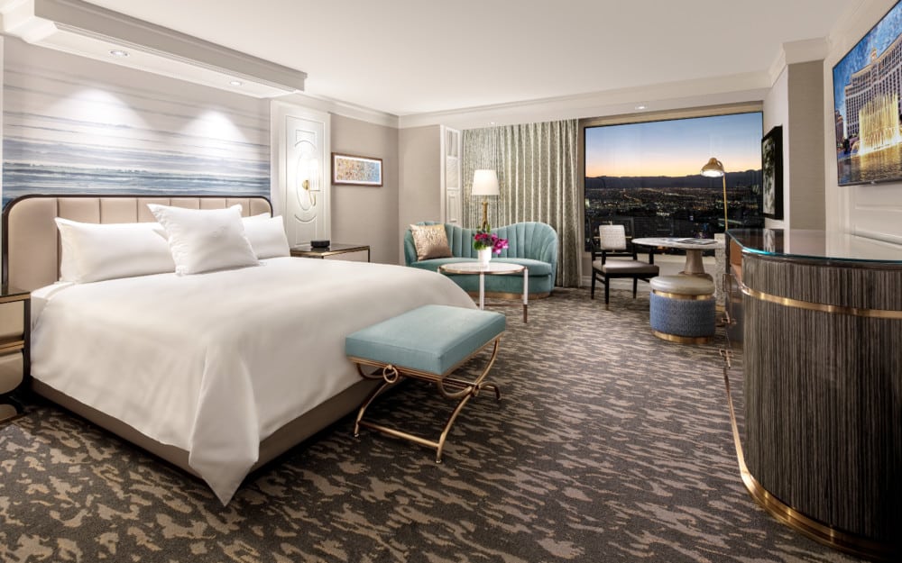 Vegas bellagio hotel room