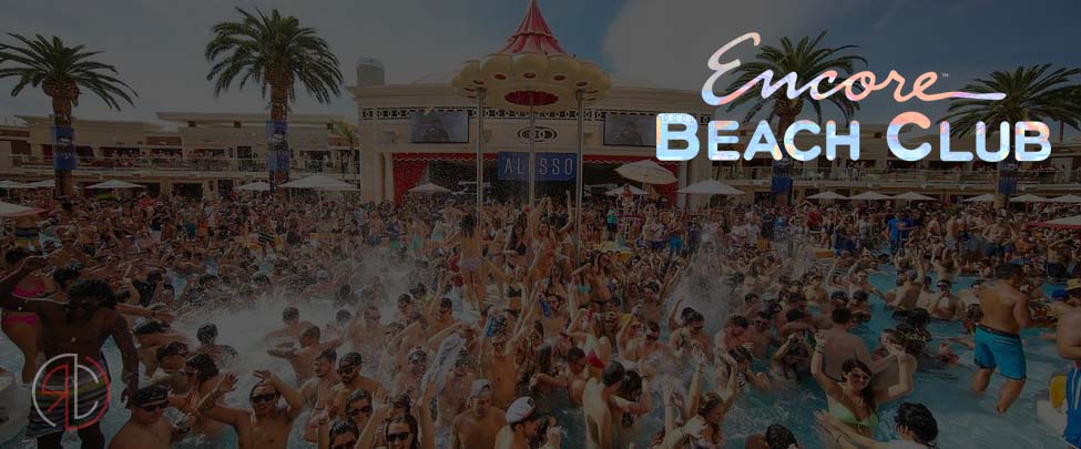 encore beach club las vegas pool party venue banner