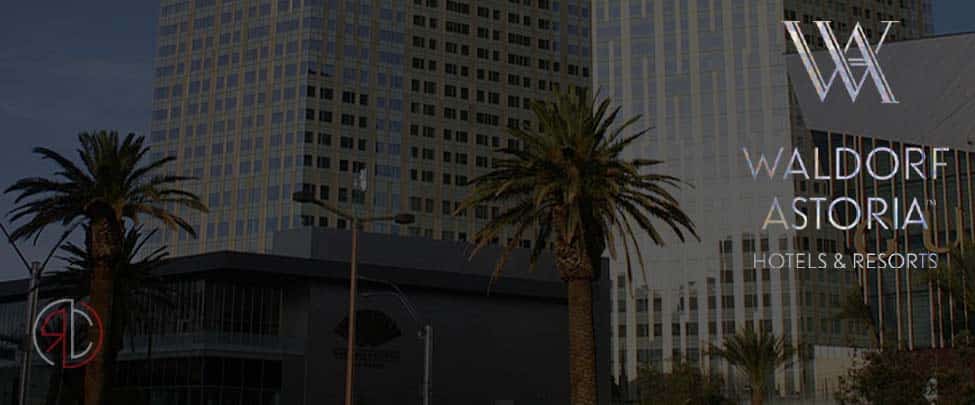 waldorf astoria las vegas hotels and resort banner