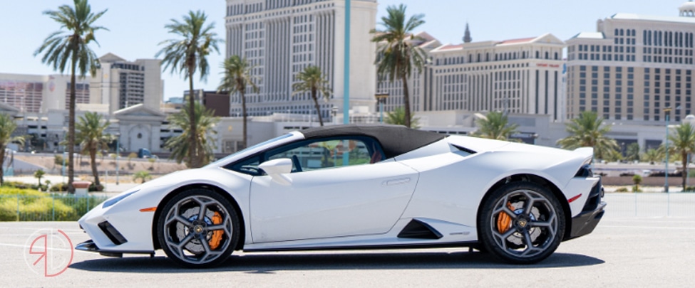dream exotics las vegas car rentals venue banner