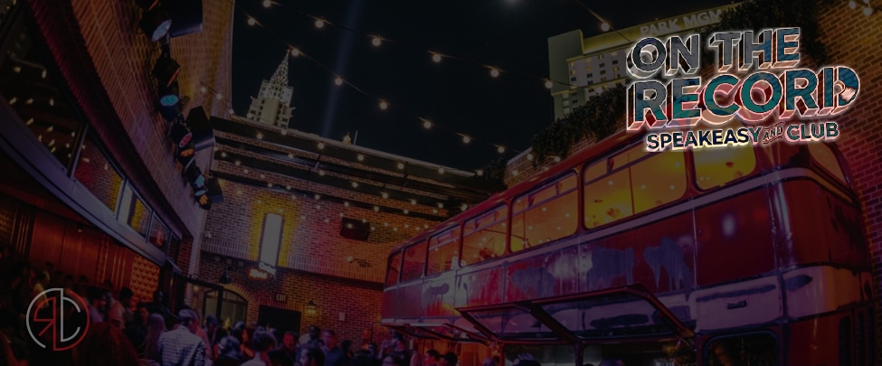 on the record las vegas venue banner