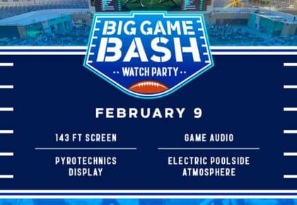 Circa Stadium Swim Super Bowl weekend event