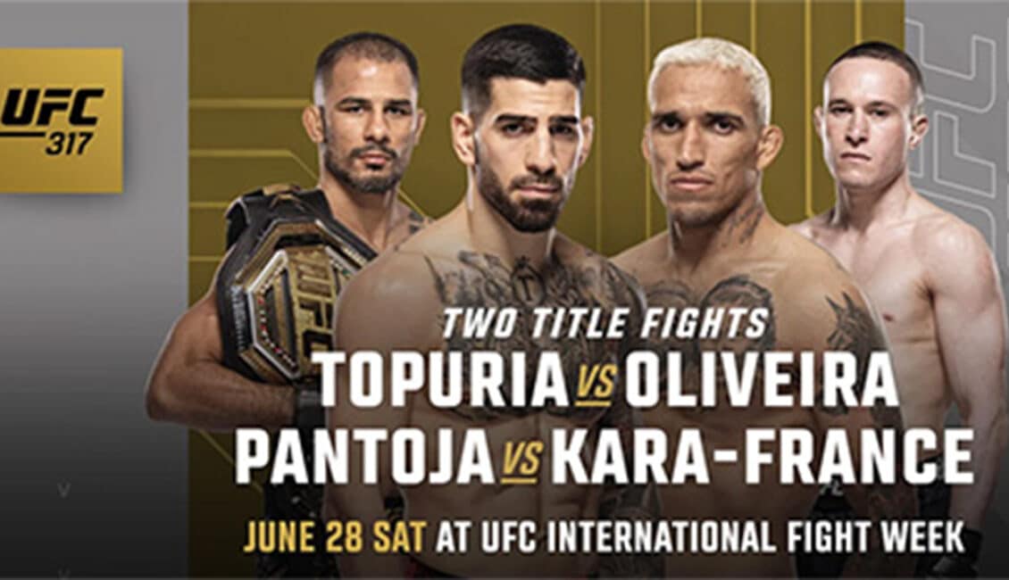 Topuria vs Oliverira UFC 217 Las Vegas