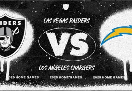 Raiders VS. Chargers in Allegiant Stadium