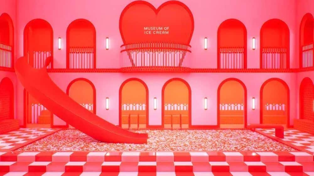 Las Vegas Museum of Ice Cream Sprinkle Pit Slide