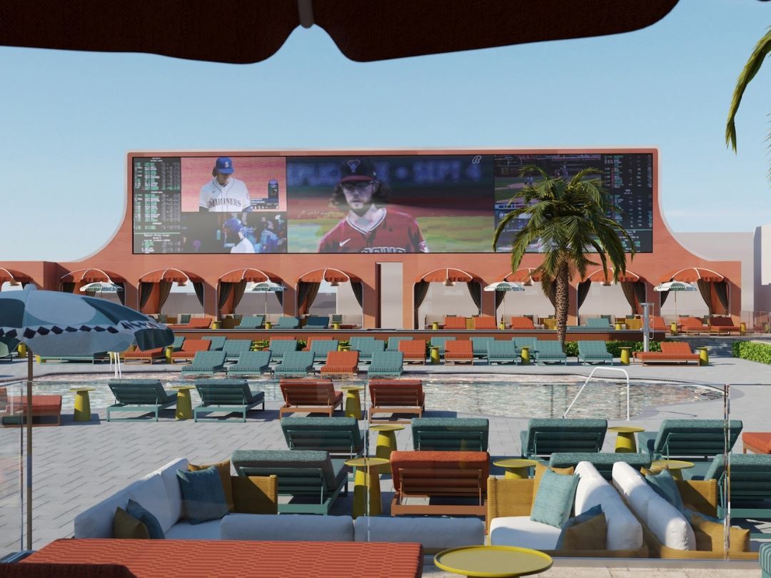 Las Vegas Tailgate Beach Club Sports Pool LED Display