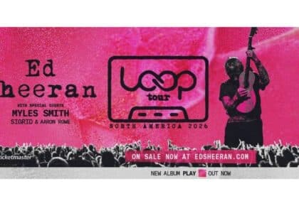 Ed Sheeran Loop Tour in Las Vegas
