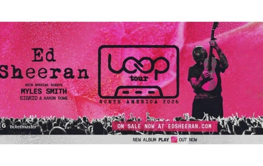 Ed Sheeran Loop Tour in Las Vegas