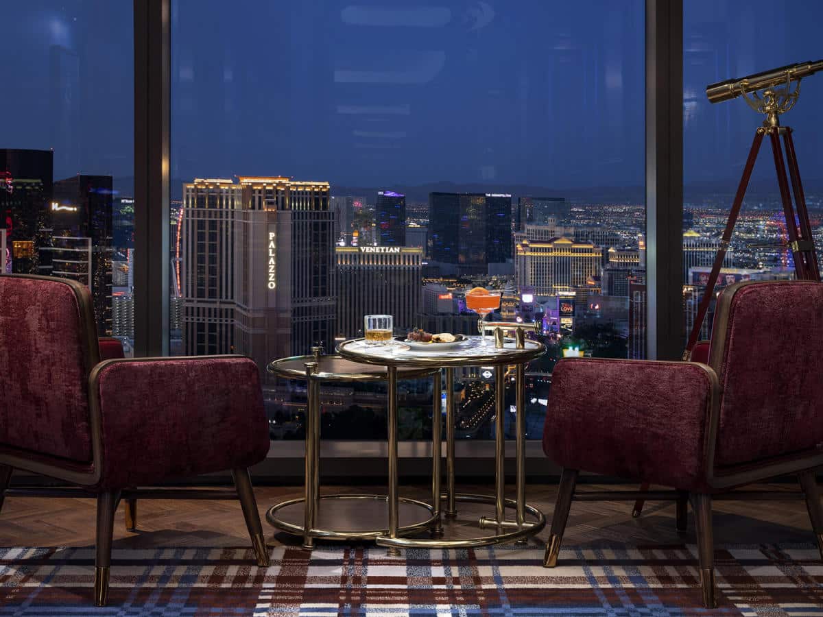 Alle Lounge on 66 at Resorts World Window Seating View