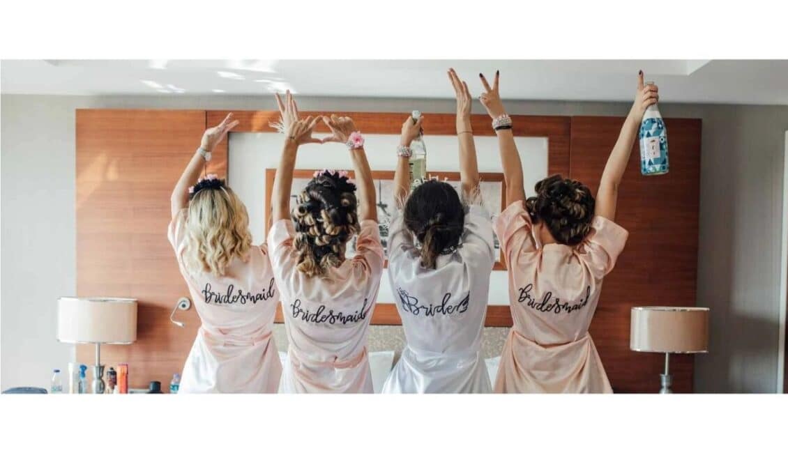 Bride and Bridesmaids Bachelorette Party in Las Vegas