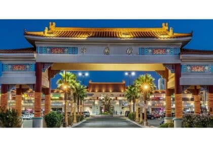 Chinatown entrance in Las Vegas