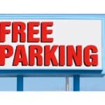 Free Parking in Las Vegas Sign