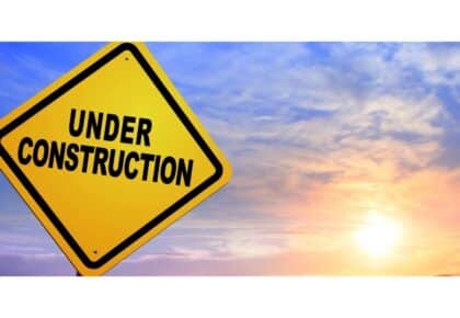 Las Vegas Hotels Under Construction Sign Renovations