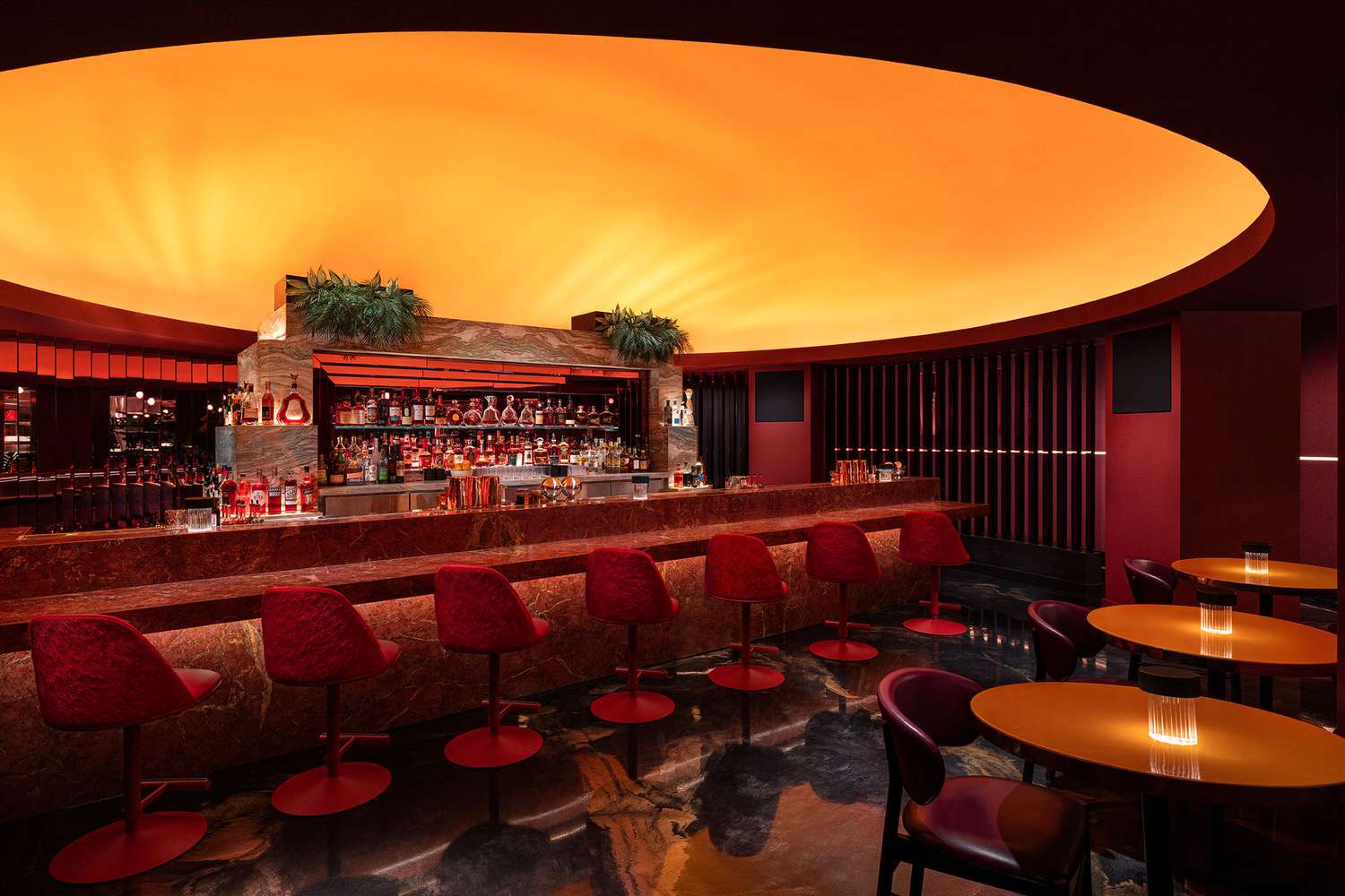 Maroon at Sahara in Las Vegas Bar Seating