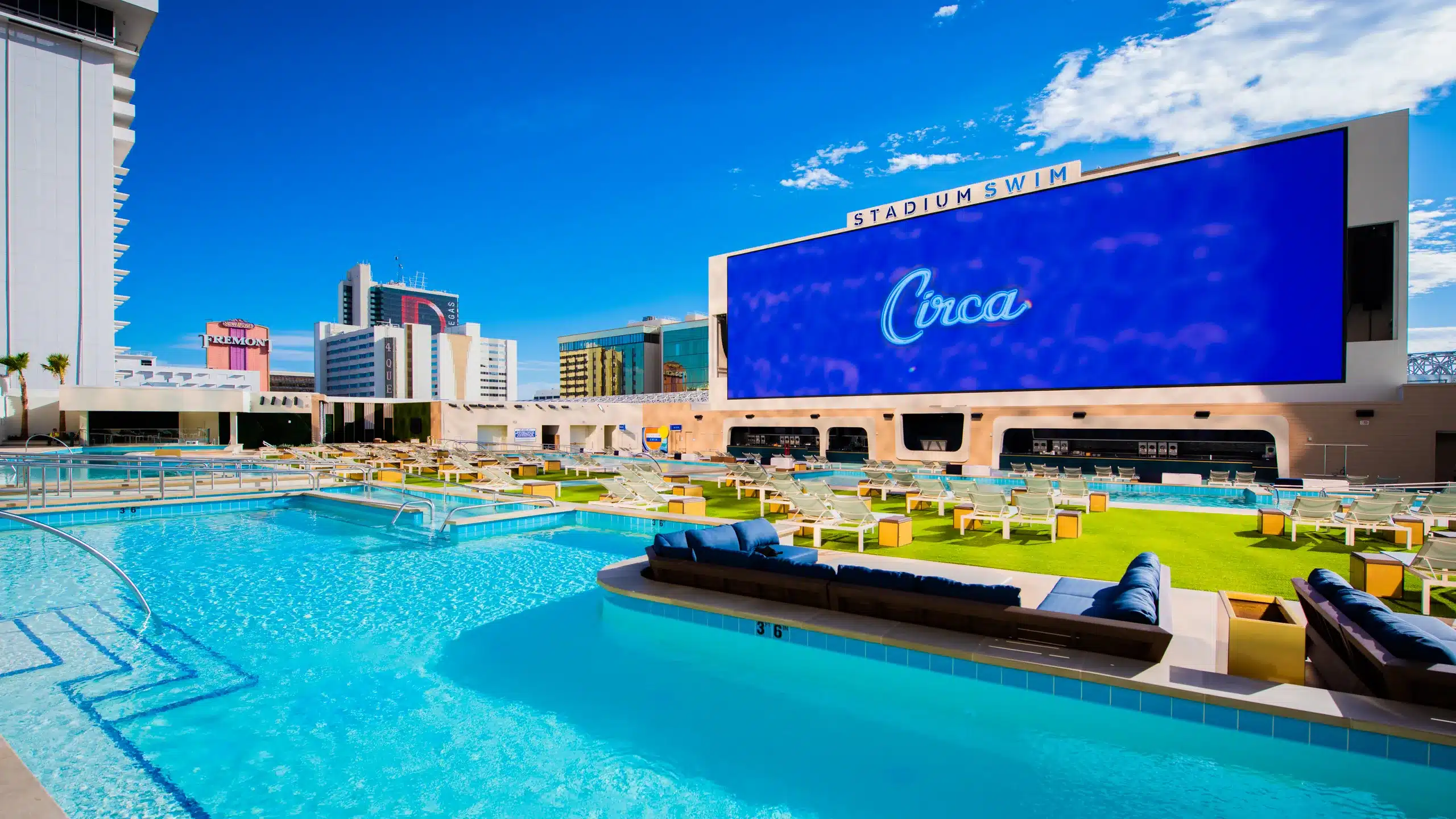 Stadium Swim LED Screen Pool