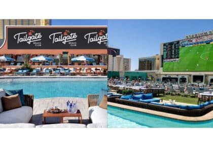 Tailgate Beach Club versus Circa Stadium Swim in Las Vegas