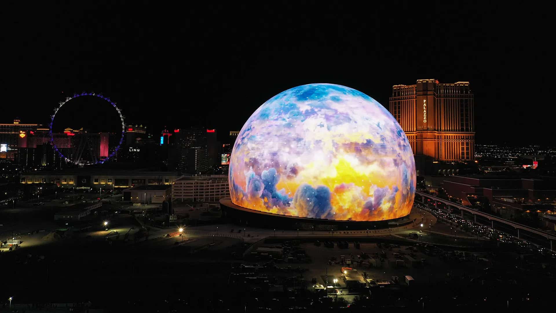 The Sphere Exterior Sky