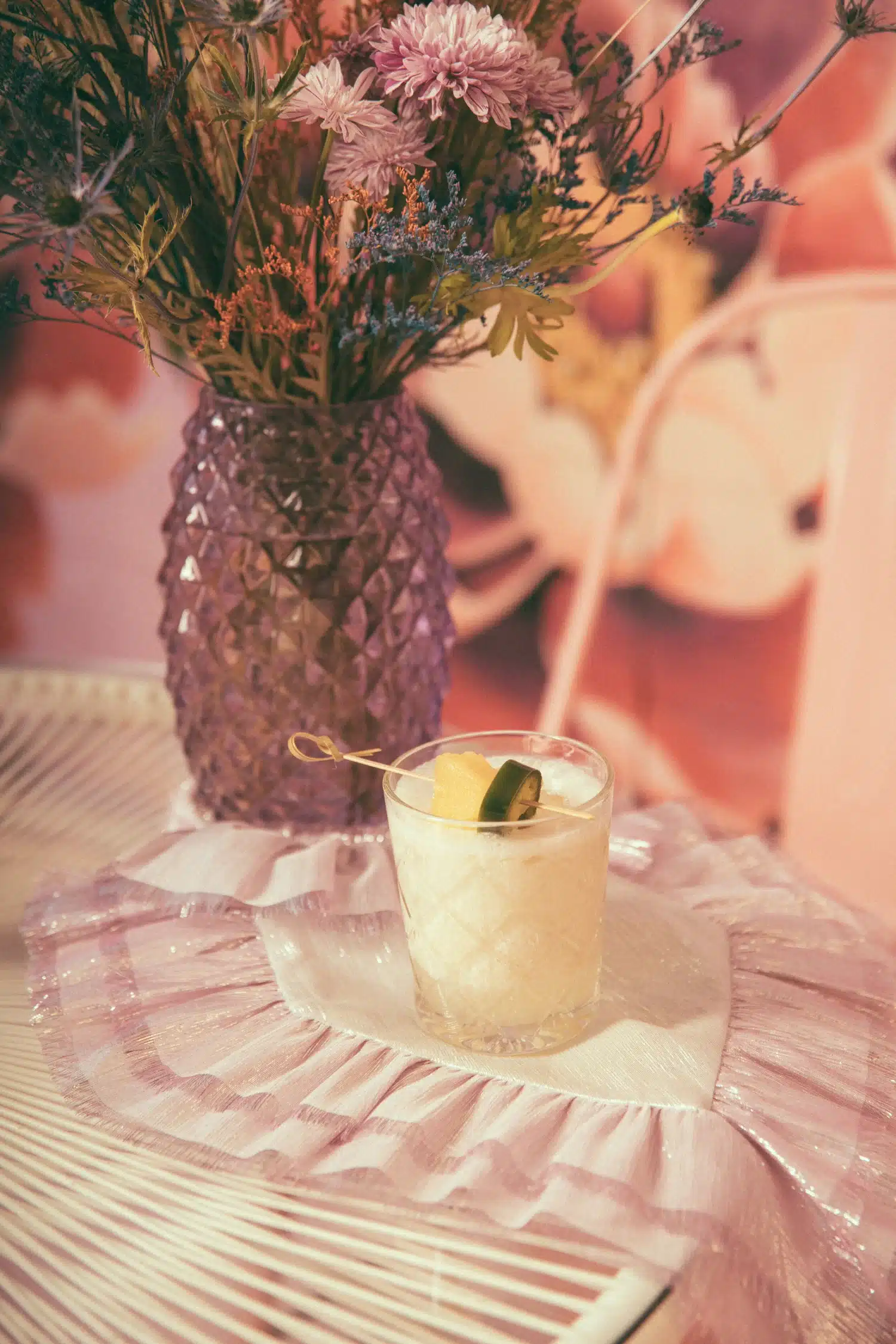 Velveteen Rabbit Las Vegas Cocktail Vase Flowers